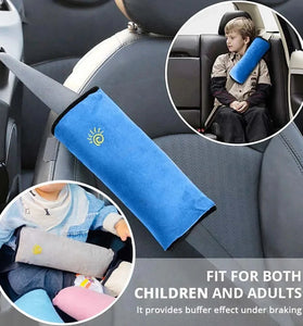Universal Car Seat Belt Shoulder Cushion for Kids Adjust Shoulder Toddler Head Protector Baby Sleeping Seatbelt Positioner Plush Cover Pad