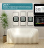 20-in-1 Tuya Multifunctional Air Quality Tester CO2 CO TVOC HCHO PM2.5 Temperature Humidity Monitor Tuya APP Control 2000mAh Battery