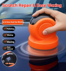 Wireless Portable Polisher 3 Speed Adjustable LED Display Mini Electric Car Waxing Tool Polishing Waxing De-icing Machine
