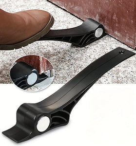 Wooden Door Lifter Quick Installation Tool 25cm Non-Marring Plastic Lifts 1.5 Inches Flooring Deep Pile Carpet Cam Design Hands-Free Operation