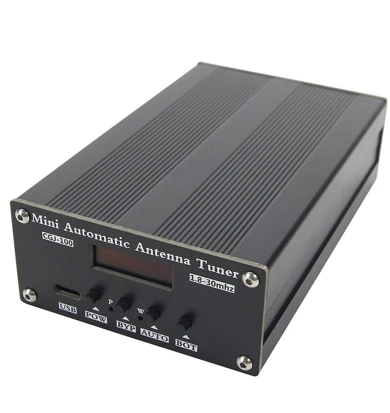 New ATU100 Automatic Antenna Tuner 100W 1.8-30MHz With Battery Inside Assembled For 5-100W Shortwave Radio Stations