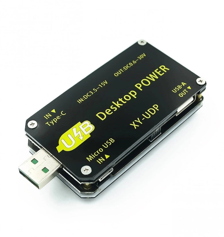 XY-UDP Digital USB DC Converter CC CV 0.6-30V 5V 9V 12V 24V 2A 15W Power Module Desktop Adjustable Regulated Power Supply