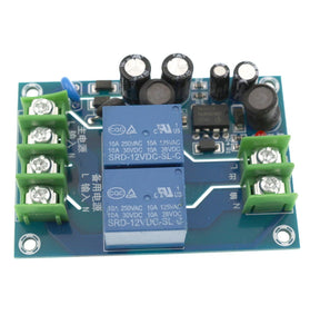 220V 2 Channel Power Automatic Switcher 10A Dual Power Supply 2 In 1 Out Battery Cut-off Control Switch Board Module