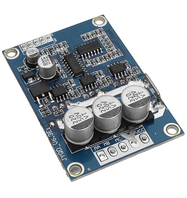 DC 12V-36V 15A 500W Brushless Motor Controller BLDC Driver Board Stall Over-current Protection