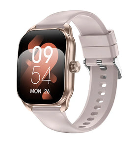 JX629 2.01inch 3D Curved Screen bluetooth Call Heart Rate Blood Pressure Blood Oxygen Monitor Sleep Monitoring Breathe Training Stress Tracking Multi-sport Modes Music Playback IP68 Waterproof Smart Watch