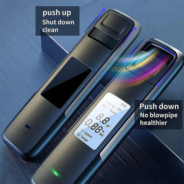 Non-Contact Alcohol Tester with Digital Display USB Rechargeable Portable Alcohol Tester Analyzer High Precision Alcohol Tester