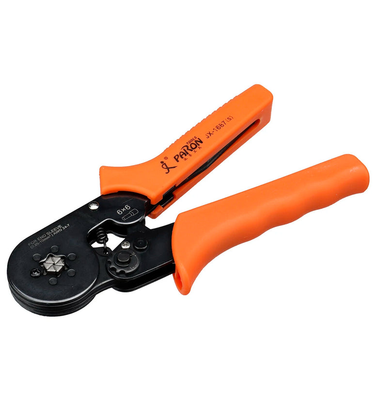 PARON JX-1687S Ratchet Type Labor-Saving 6 Side Terminal Crimping Plier