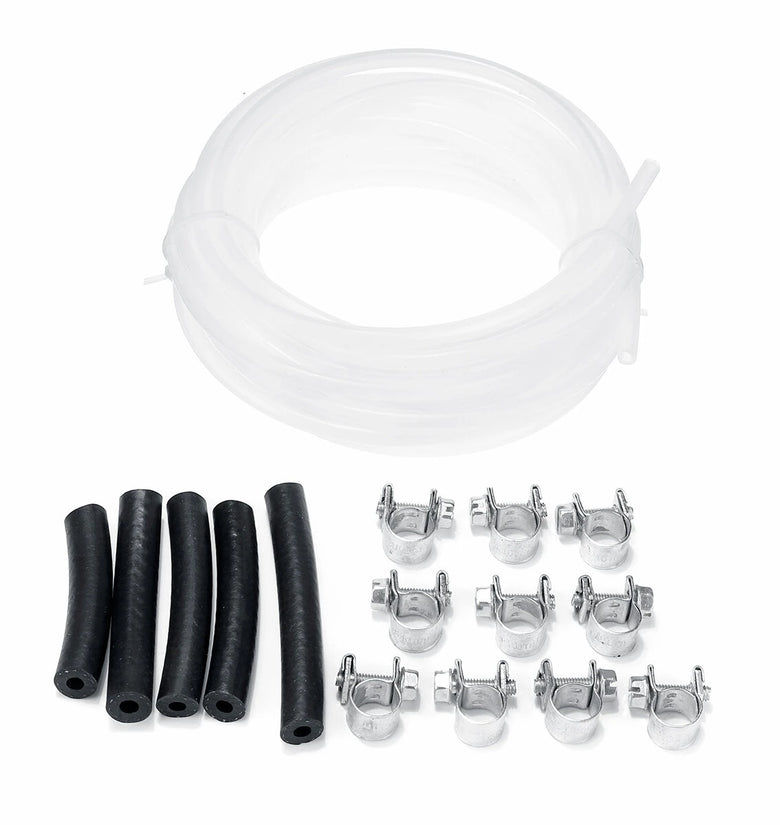 3mm 5M Fuel Pipe Line Hose Clip Kit Rubber+Metal For Eberspacher Heater Fuel Tank