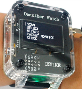DSTIKE Deauther Watch V3S Internet of Things IOT Security Test Watch Hacker Maker Watch
