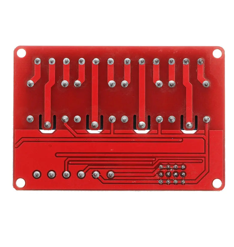10Pcs DC12V 4 Channel Level Trigger Optocoupler Relay Module Power Supply Module
