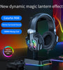 ONIKUMA X32 Gaming Headset Wired Headphone 50mm Drive Unit Stereo Surround Sound RGB Light HD Flexible Microphone Ergonomics USB 3.5mm On-head Wired Headphones