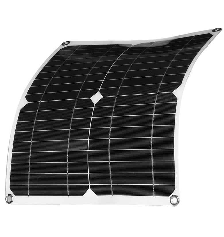 40W Solar Panel Dual USB 30A Controller Solar Cell for Yacht RV Battery Charger