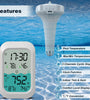 MESTEK CP02 Wireless Floating Thermometer Pool Water Temperature Monitor 500ft Range LED Backlight Waterproof Indoor Outdoor