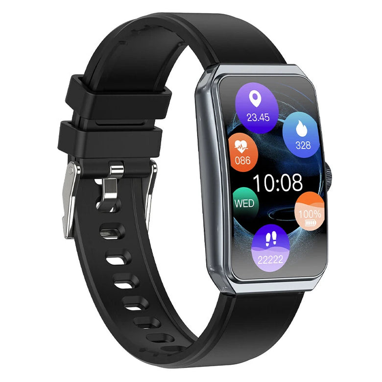 Senbono R11 1.47inch HD Curved Screen bluetooth Call Heart Rate Blood Pressure Blood Oxygen Monitor Sleep Monitoring Female Health Reminder Multi-sport Modes IP68 Waterproof Smart Watch