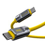 AOHi Adonis 5A 240W USB4 2.0 Type-C to Type-C Cable 120Gbps Bandwidth PD3.1 Fast Charging Data Transmission 8K/4K@540Hz Compatible with Thunderbolt5 Core Line 1M Long for iPhone 16 16 Pro 15 Pro Max for HUAWEI for SAMSUNG for iPad Pro