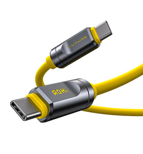 AOHi Adonis 5A 240W USB4 2.0 Type-C to Type-C Cable 120Gbps Bandwidth PD3.1 Fast Charging Data Transmission 8K/4K@540Hz Compatible with Thunderbolt5 Core Line 1M Long for iPhone 16 16 Pro 15 Pro Max for HUAWEI for SAMSUNG for iPad Pro