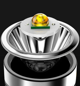 BIKIGHT P500 Double Light 500m Long Range Strong Flashlight with COB Sidelight USB Rechargeable Powerful Handheld Spotlight LED Searchlight