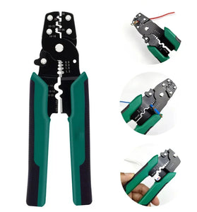 Multi-function Mini Electric Terminal Crimping Pliers With Wire Stripping Cutting Hand Crimping Tool