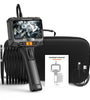 S10 Articulating Borescope Camera with Light, Two-Way Articulated Endoscope Inspection Camera with 8mm Duel Lens, 5" IPS 1080P HD Screen, 9 LED Light Camera for Automotive, Plumbing