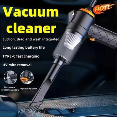 6000Pa Portable Multi Function Car Vacuum Cleaner High Suction Washing and Blowing Outdoor Indoor Use