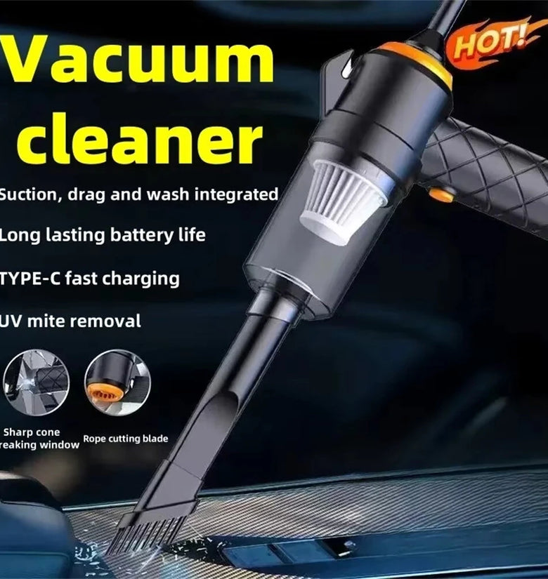 6000Pa Portable Multi Function Car Vacuum Cleaner High Suction Washing and Blowing Outdoor Indoor Use
