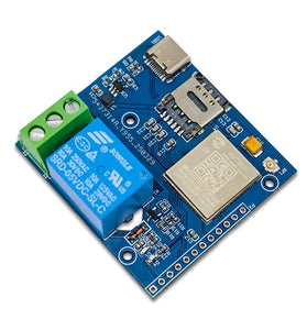 AIR780E 4G IoT Relay Module Single Channel AT Command Support Low Power Type-C Nano SIM Slot Network Status LED Module