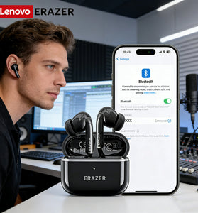 LENOVO ERAZER XT89PRO TWS Earbuds Wireless bluetooth V6.0 Earphone HiFi Stereo Sound Deep Bass ENC Call Noise Cancelling In-ear Sports Headphones