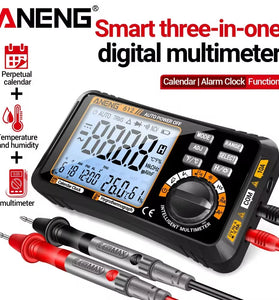 ANENG 612 Digital Multimeter High Precision AC/DC Voltage Current Resistance Capacitance Large LCD Backlight Automatic Power-Saving Portable Design