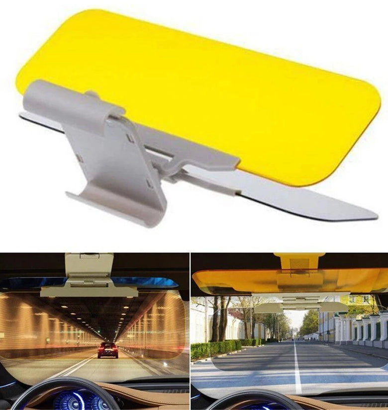 2 In 1 Car Sun Visor HD Goggles Car Day And Night Anti-Ultraviolet Anti-Glare Sunshade Sunshade Rotatable Transparent Driving Mirror