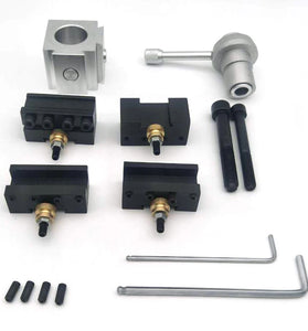 Mini Lathe Quick Change Tool Post Holder Set Axa Tool Holder Woodworking Lathe Knife Holder Boring Blade Turning Facing Holder
