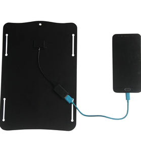 10W 5V Monocrystalline Solar Panel Charger 21.5% High Conversion Efficiency Portable USB Output for Phone Fast Charging Outdoor Emergency Power Bank Camping Monitoring