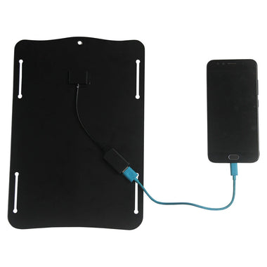 10W 5V Monocrystalline Solar Panel Charger 21.5% High Conversion Efficiency Portable USB Output for Phone Fast Charging Outdoor Emergency Power Bank Camping Monitoring