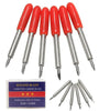 6pcs 45 Degree 23x2mm Cutting Plotter Blades Bit for Roland Vinyl Cutter Holder
