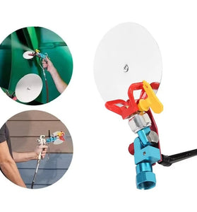 AB47 Spray Guide Tool 217 Airless Spray Tip 7/8 Inch Paint Sprayer Accessory Edge Painting Nickel Plated Tungsten Steel Corrosion Resistant Easy Clean Universal Fit Wagner Compatible