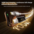 Baseus Vipow 100W Type-C to Type-C Digital Display Cable Fast Charging Data Transmission Copper Core Line 1M/2M Long for iPhone 16 16 Pro 15 15 Pro Max for Huawei Pura X for Xiaomi 15pro for Samsung Galaxy S25 Ultra