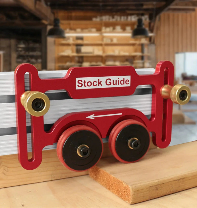 One Way Bearing Roller Featherboard Feather Board Stock Guide for Table Saw Router Tables Band Saws Jig Guide