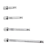 4PCS 1/4 Inch Extension Rod Set Chrome Vanadium Steel 6.3mm Socket Wrench Quick Auto Repair Tools 150mm 100mm 75mm 50mm
