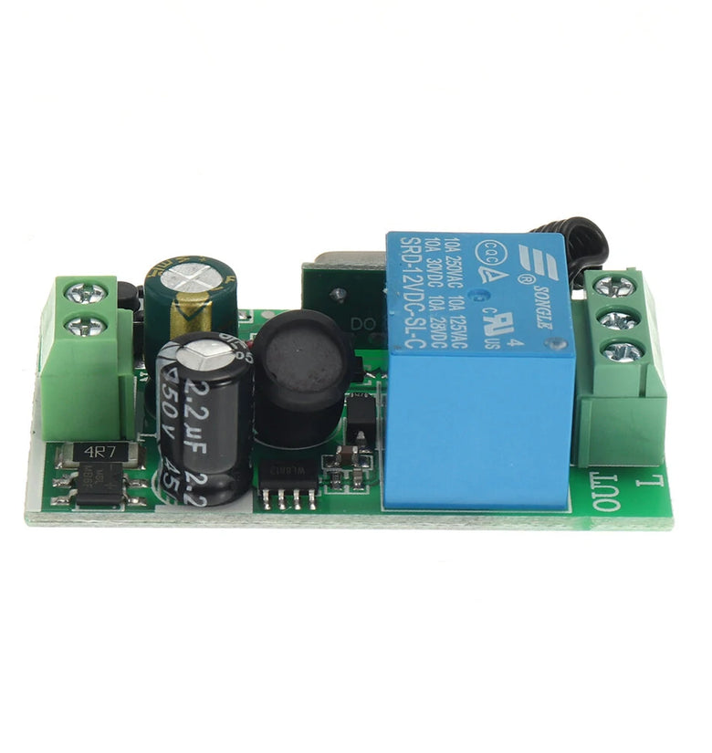315MHz / 433MHz 220V 10A 1CH Channel Wireless Relay Remote Control Switch Receiver
