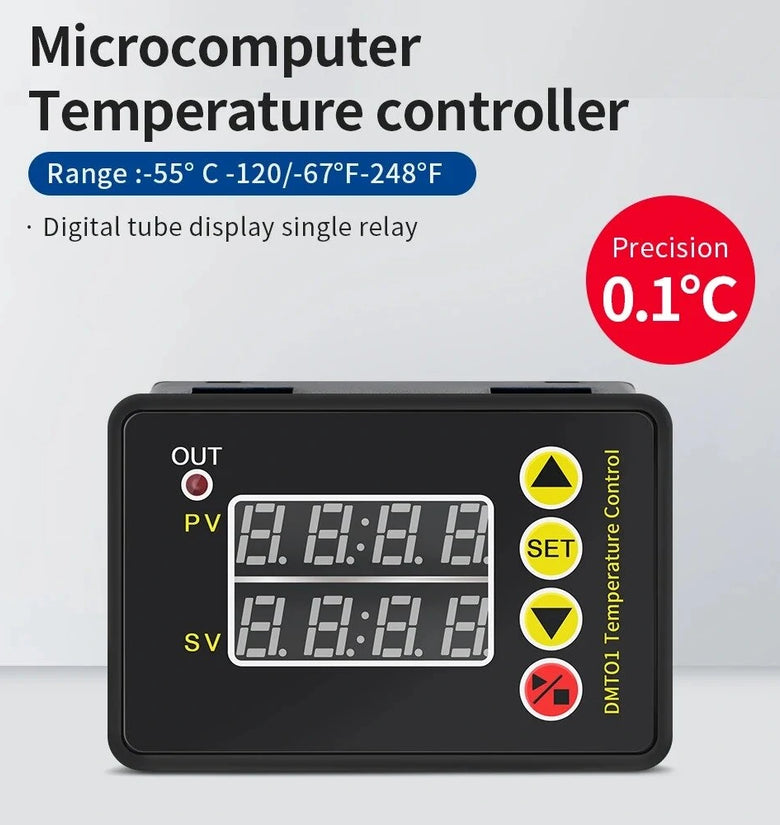 ZFX-G3051 Digital Temperature Controller Microcomputer Thermostat Heating Cooling Control Refrigeration NTC Sensor AC110-220V