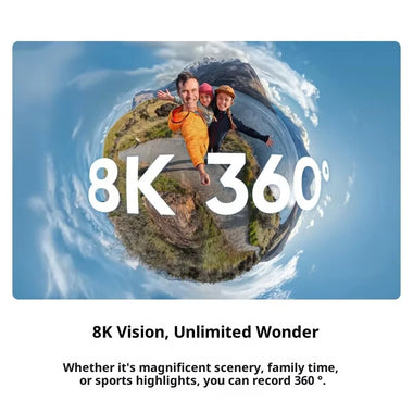 Insta360 X4 Air 8K Panoramic Action Camera 360 Video 49ft Waterproof with FlowState Stabilization Horizons Lock