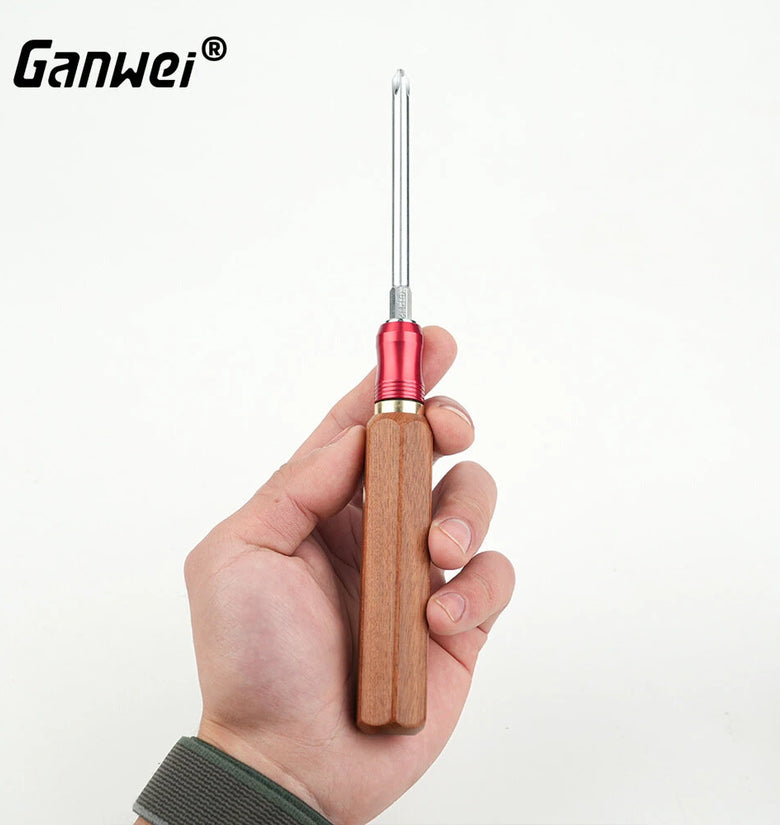 Wood Handle Screwdriver Hand Tool Fixed Value Torque Brass Collet Woodworking Replacement Accessories Household Screwdriver Set