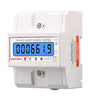 SmartMeter 100A LCD KWh Energy Meter with Three-Phase Backlight Guide Rail for Home Use Energy Monitoring  3*127/220VAC  Power Consumption Measurement
