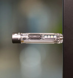 Lumintop Black Cat 400LM 90M LED Keychain Flashlight with Magnetic Base USB Rechargeable Super Bright Portable Mini Torch for Camping and Outdoor Activities