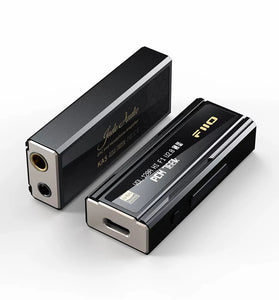 FIIO KA5 Portable DAC Headphone Amplifier OLED Display Dual CS43198 DACs Dual 8261 Amps Hi-Res PCM 768khz DSD256 3.5mm 4.4mm Audio Headphone Amp for Android IOS WIN10