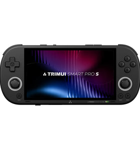 [128G] TRIMUI Smart Pro S 4.96-inch IPS Screen Handheld Game Console Built-in 14000+ Games Octa-core Support WiFi6 & BT5.4 Retro Game Player with RGB Light TMR Dual Hall Joysticks 5000mAh Battery Open Source Linux System Gamer Console