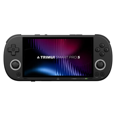 [128G] TRIMUI Smart Pro S 4.96-inch IPS Screen Handheld Game Console Built-in 14000+ Games Octa-core Support WiFi6 & BT5.4 Retro Game Player with RGB Light TMR Dual Hall Joysticks 5000mAh Battery Open Source Linux System Gamer Console