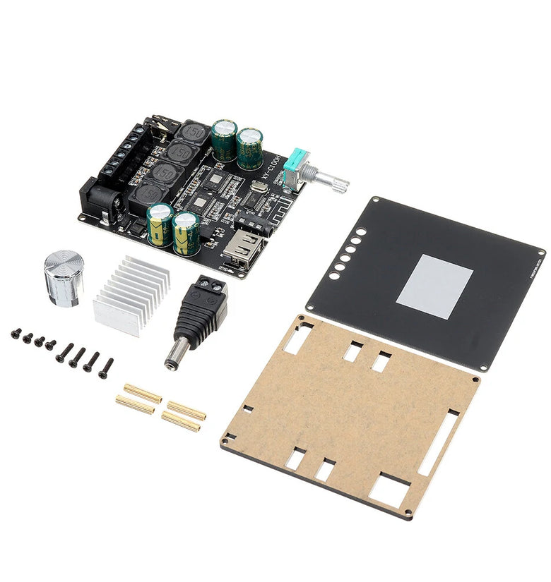 XY-C100H HIFI 2x100W TPA3116D2 AUX+ bluetooth 5.0 HIFI Digital Power Stereo Amplifier Board APP Control AMP Amplificador Home Theater