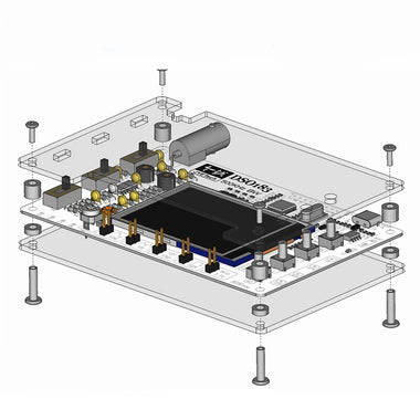 JYETech DSO183 DIY Oscilloscope Kit 500KHz ADC Built in Signal Generator Waveform Display for Electronic Competition Training