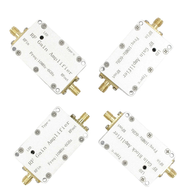 LNA 10MHZ-6GHz High Flatness Receiver Amplifier 10DB 20DB 30DB 40DB RF Drive for Drone Radio FM Hackrf One Image