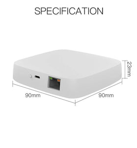 MoesHouse ZB-HUB Wired Tuya ZigBee3.0 Smart Gateway Hub Work with Tuya Smart App Voice Control via Alexa Google Home